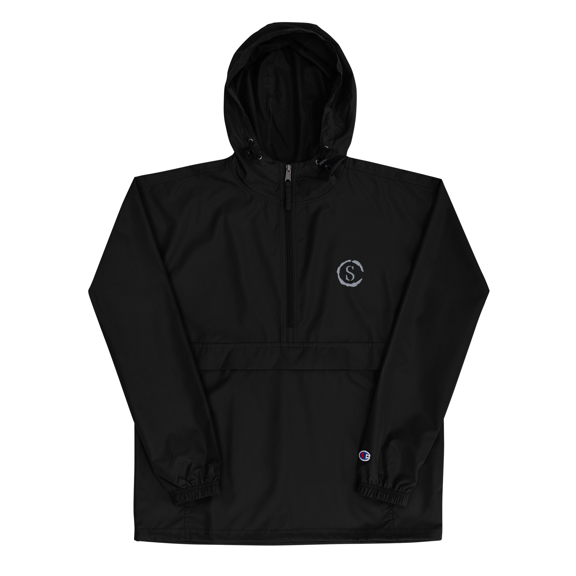 Champion cheap windbreaker black